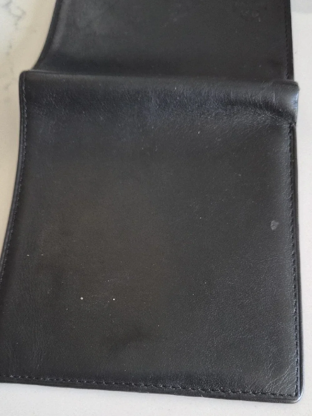 Calvin Klein Men's Black Leather Fold Wallet